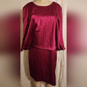 Halston Heritage midi dress sz 14 NWT